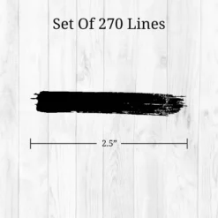 Lines Wall Decor Black - Decalcomania -Children Household Series GUEST 307615ed 0f7d 46df b34a 63bf5d488152