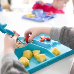 3pc Plastic Unicorns Dinnerware Set - Dinneractive -Children Household Series GUEST 30da6bf4 b9e5 405f 9ffd 24bfb6258f59