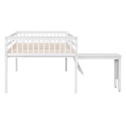 Loft Bed With Removable Desk And Cabinet - ModernLuxe -Children Household Series GUEST 30f3c61d 93c3 45fe ac32 52cc94e78d72