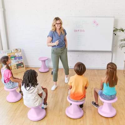 ECR4Kids Twist Wobble Stool, Active Learning Chair, Flex Seating, 14in Seat Height 3 ECR4Kids Twist Wobble Stool, Active Learning Chair, Flex Seating, 14in Seat Height - Image 3