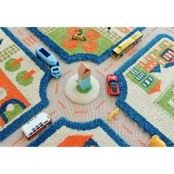 39"x59" Traffic Blue 3D Play Rug - IVI 17 39"x59" Traffic Blue 3D Play Rug - IVI -Children Household Series GUEST 32be1364 6bcf 4887 ab99 dfb2db30e592