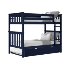 Max & Lily Twin Over Twin Bunk Bed With Trundle -Children Household Series GUEST 339ee264 b93b 4718 9e1b 193d88c75217