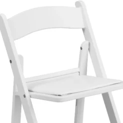 Emma And Oliver 11 Pack Kids White Resin Folding Chair With White Vinyl Padded Seat -Children Household Series GUEST 33c75b04 ab20 4a20 8763 ac29e7ebf68f