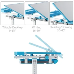 Costway Height Adjustable Children's Desk Chair Set Multifunctional Study Drawing -Children Household Series GUEST 3463cfb3 14d3 473a a742 4c5722b7d9f3