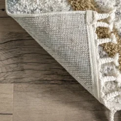 Lillie Abstract Diamond Kids Tassel Area Rug -Children Household Series GUEST 35f5cd2a 9d9e 42bc b17b 24df3d40f757