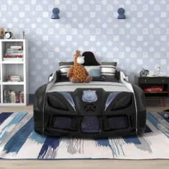 Twin Tarryton Police Cruiser Bed With Led Lights And Sound Black/White - MiBasics -Children Household Series GUEST 36f36da0 c009 4c06 abfb cb3244821dd9