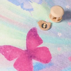 Butterfly Colorful Kids Playroom Nursery Washable Indoor Area Rug By Blue Nile Mills -Children Household Series GUEST 38463b7e fa8b 4e66 82f9 15f083301851