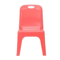 Flash Furniture 4 Pack Plastic Stackable School Chair With Carrying Handle And 11'' Seat Height -Children Household Series GUEST 38715f75 f6a6 4758 8e56 16d99c256b51 1