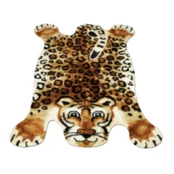 Walk On Me Faux Fur Super Soft Kids Leopard Rug Tufted With Non-slip Backing Area Rug -Children Household Series GUEST 392bd17e 3dc3 487a b5d8 cb22c32e689b