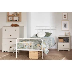 Lyara 1 Drawer Nightstand White Wash - South Shore -Children Household Series GUEST 3a0386dc 17f1 4def bb4a 872602a9d351