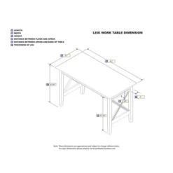 Writing Desk Modern Feel Brown - AFI -Children Household Series GUEST 3d62f11c 5036 4e06 9a88 df2f7964895d