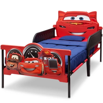 Twin Disney Pixar Cars Plastic 3D Bed - Delta Children 3 Twin Disney Pixar Cars Plastic 3D Bed - Delta Children - Image 3