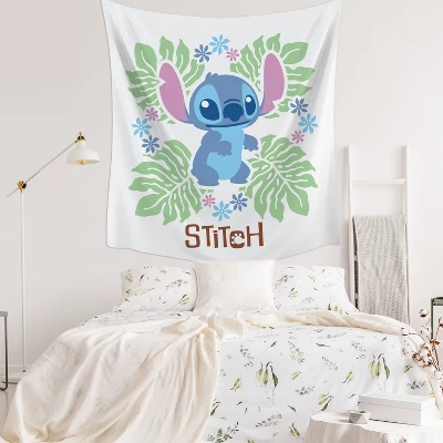 Disney Stitch Tapestry Green/Pink/Blue - RoomMates 4 Disney Stitch Tapestry Green/Pink/Blue - RoomMates - Image 4