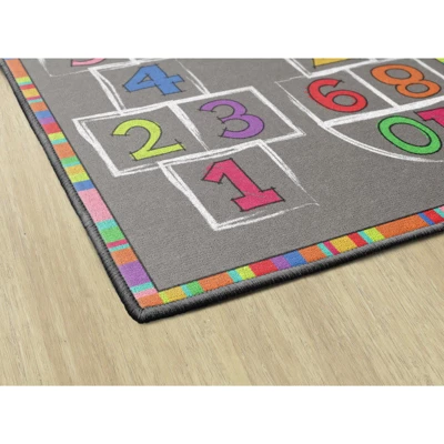Flagship Carpets Hopscotch Rainbow Numbers Children's Area Rug, 3' X 5' 5 Flagship Carpets Hopscotch Rainbow Numbers Children's Area Rug, 3' X 5' - Image 5