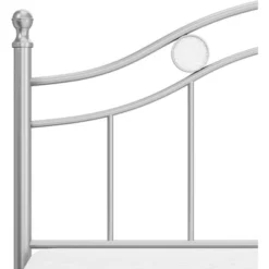 Full Vivian Metal Platform Bed Silver - Hillsdale Furniture -Children Household Series GUEST 4063a8dc d0bd 488a bab0 34a3128d5e0b