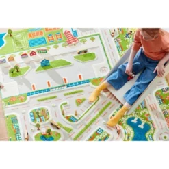 52.5"x71" Mini City 3D Play Rug - IVI -Children Household Series GUEST 418d8f98 e7ea 4eaf a113 c0e98c8c5c56
