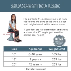 ECR4Kids 15" ACE Wobble Stool - Active Flexible Seating Chair For Kids - Classrooms And Home -Children Household Series GUEST 427c3e2f e948 43ed 8a35 42251a667cb9