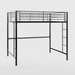 Twin Size Metal Platform Loft Bed - Saracina Home -Children Household Series GUEST 42b1b1a7 797f 4777 81c7 e0973da9b4a7
