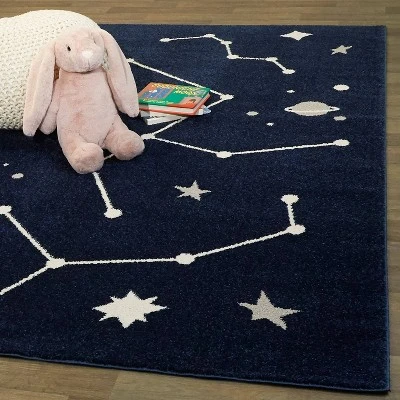 Galileo Constellation Kids' Rug Blue - Balta Rugs 1 Galileo Constellation Kids' Rug Blue - Balta Rugs