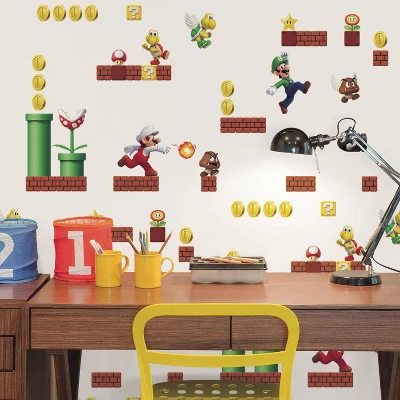 Nintendo Super Mario Peel And Stick Wallpaper - Roomates 6 Nintendo Super Mario Peel And Stick Wallpaper - Roomates - Image 6