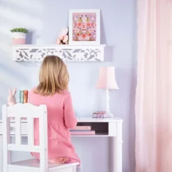 Guidecraft Kids' Dahlia Desk And Chair Set -Children Household Series GUEST 436a878a 2f20 4c86 a8cd 8debf8551be7