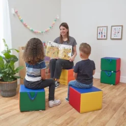 ECR4Kids SoftZone Cozy Cubes, Flexible Foam Seating 15 ECR4Kids SoftZone Cozy Cubes, Flexible Foam Seating -Children Household Series GUEST 44ad305d 9072 44a9 a5c6 8daf387e5dbc