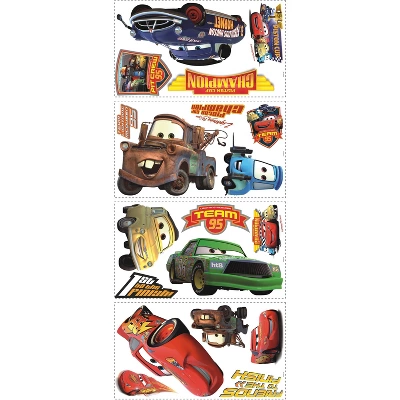Roommates Cars Piston Cup Champs Peel And Stick Wall Decal 2 Roommates Cars Piston Cup Champs Peel And Stick Wall Decal - Image 2