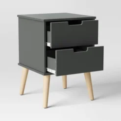 Modern Kids' Nightstand Dark Gray - Pillowfort™ -Children Household Series GUEST 459cdb43 3af5 4fcf 9b5f 80d9f464a95c