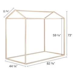 Sweedi House Bed - Natural Poplar - South Shore 16 Sweedi House Bed - Natural Poplar - South Shore -Children Household Series GUEST 45b07286 3711 4bb3 9e97 4a4220e82e0f