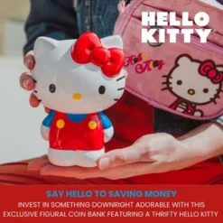 Silver Buffalo Sanrio Hello Kitty 6-Inch Ceramic Figural Coin Bank Storage 7 Silver Buffalo Sanrio Hello Kitty 6-Inch Ceramic Figural Coin Bank Storage -Children Household Series GUEST 478d54a2 95a2 4ce8 ac19 2c10b4c104d7