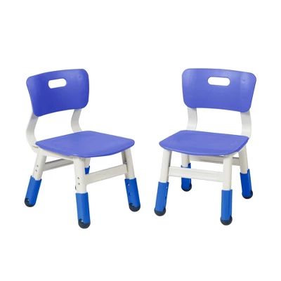 ECR4Kids Resin Classroom Chairs, Indoor Kids Seating With Adjustable Seat Height (2-Pack) 8 ECR4Kids Resin Classroom Chairs, Indoor Kids Seating With Adjustable Seat Height (2-Pack) - Image 8