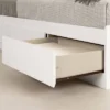 Munich Mates Bed With 3 Drawers Pure White - South Shore