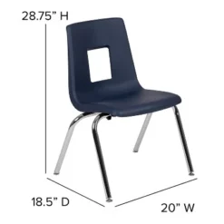 Flash Furniture Advantage Student Stack School Chair - 16-inch -Children Household Series GUEST 49476135 9666 46f0 a5ad 025710ea9980