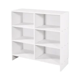 Twin Over Full Bunk Bed With Staircase, Shelves And House Roof-ModernLuxe -Children Household Series GUEST 4b18ce33 c6e3 4216 90e4 8b914d0455fd