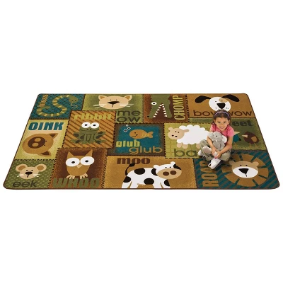 Carpets For Kids Animal Sounds Toddler Rug - Nature - 4' X 6' Rectangle 2 Carpets For Kids Animal Sounds Toddler Rug - Nature - 4' X 6' Rectangle - Image 2