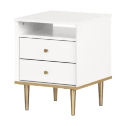 Dylane 2-Drawer Nightstand Navy - South Shore -Children Household Series GUEST 4b5fcf0d 6b1c 4f56 8464 a1b577079195
