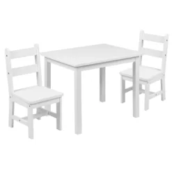 Flash Furniture Kids Solid Hardwood Table And Chair Set For Playroom, Bedroom, Kitchen - 3 Piece Set 31 Flash Furniture Kids Solid Hardwood Table And Chair Set For Playroom, Bedroom, Kitchen - 3 Piece Set -Children Household Series GUEST 4bb45d0b 3dc3 4ab8 ab71 9f70a7da9717 1