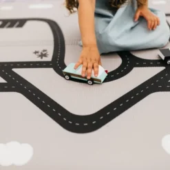 4'x7' Cali Play Rug Gray - Ruggish -Children Household Series GUEST 4ce449f8 97c4 4053 af23 1c327964ac7d