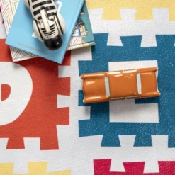 NuLOOM Peri Machine Washable Kids Alphabet Nursery Or Playroom Area Rug -Children Household Series GUEST 4da88c8d 2111 4821 8986 e5387f955823