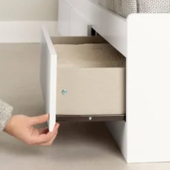 Twin Fusion Mates Bed With 3 Drawers Pure White - South Shore -Children Household Series GUEST 4e0bbfab 198c 4df0 b6d9 a81e8a76c4f9