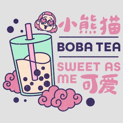 Women's Turning Red Boba Tea Sweet As Me Racerback Tank Top 1 Women's Turning Red Boba Tea Sweet As Me Racerback Tank Top