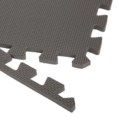 Foam Mat Floor Tiles, Interlocking EVA Foam Padding By Stalwart - Soft Flooring For Exercising, Yoga, Camping, Kids, Babies, Playroom - 6 Pack 2 Foam Mat Floor Tiles, Interlocking EVA Foam Padding By Stalwart - Soft Flooring For Exercising, Yoga, Camping, Kids, Babies, Playroom - 6 Pack - Image 2