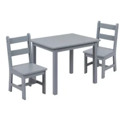 Flash Furniture Kids Solid Hardwood Table And Chair Set For Playroom, Bedroom, Kitchen - 3 Piece Set 30 Flash Furniture Kids Solid Hardwood Table And Chair Set For Playroom, Bedroom, Kitchen - 3 Piece Set -Children Household Series GUEST 51dfc7ff 3df2 497d 8e2d a63433ea6149 1