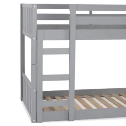 Twin Over Twin Wood Detachable Slat Bunk Bed - Saracina Home -Children Household Series GUEST 53638020 1e90 4d76 aed0 938e320e55cc