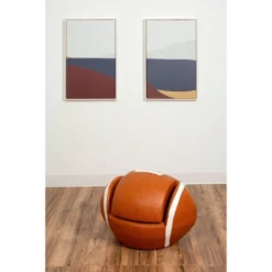 Upholstered Football Chair With Pull Out Ottoman - Gift Mark -Children Household Series GUEST 53d0e3ce 65c6 49c1 967e 00c663964c42