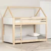 Sweedi House Bunk Beds White/Natural - South Shore