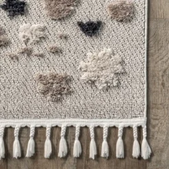 Aaran Dinosaur Kids Tasseled Area Rug -Children Household Series GUEST 557e1aeb 8ac4 4c18 b576 4cc472d7172c