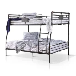 HOMES: Inside + Out Derrick Kids' Bunk Bed Antique Black - IoHOMES -Children Household Series GUEST 557f35a3 04b1 4506 8578 99b2d9b790b9