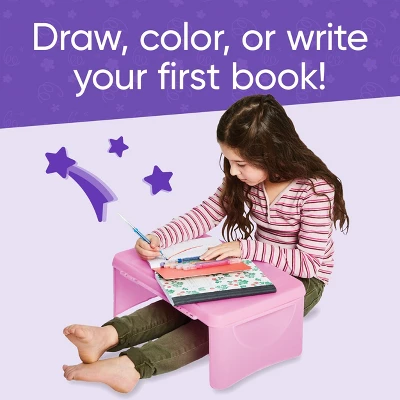 HearthSong - Portable Folding Lap Desk With Storage Activity Tray 2 HearthSong - Portable Folding Lap Desk With Storage Activity Tray - Image 2