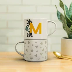 2pc Ceramic Modern 15oz Mugs - Zak Designs -Children Household Series GUEST 57e86d84 e582 4fcc 8cde 55bdee9b342f
